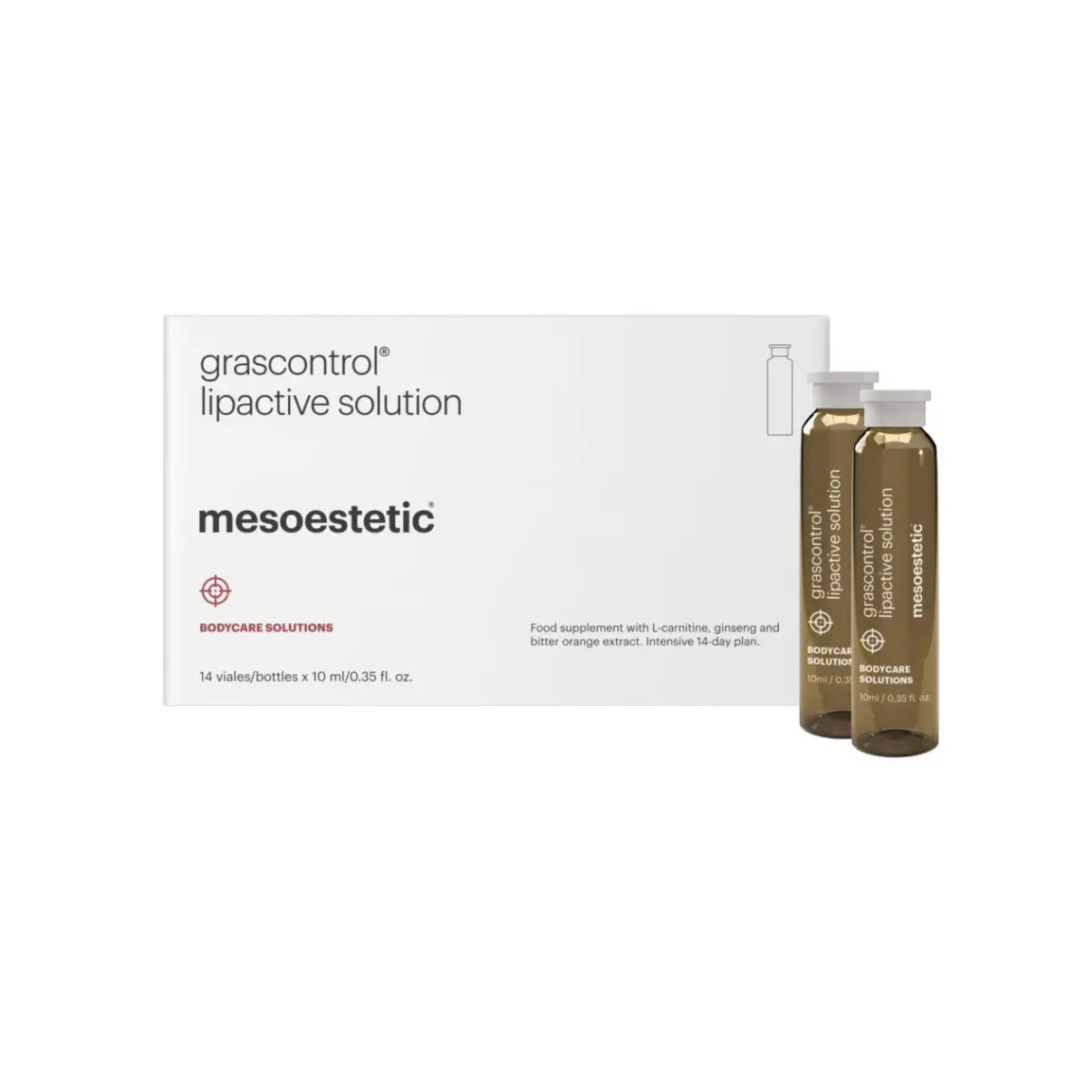 Mesoestetic grascontrol lipactive solution 14 x 10 ml