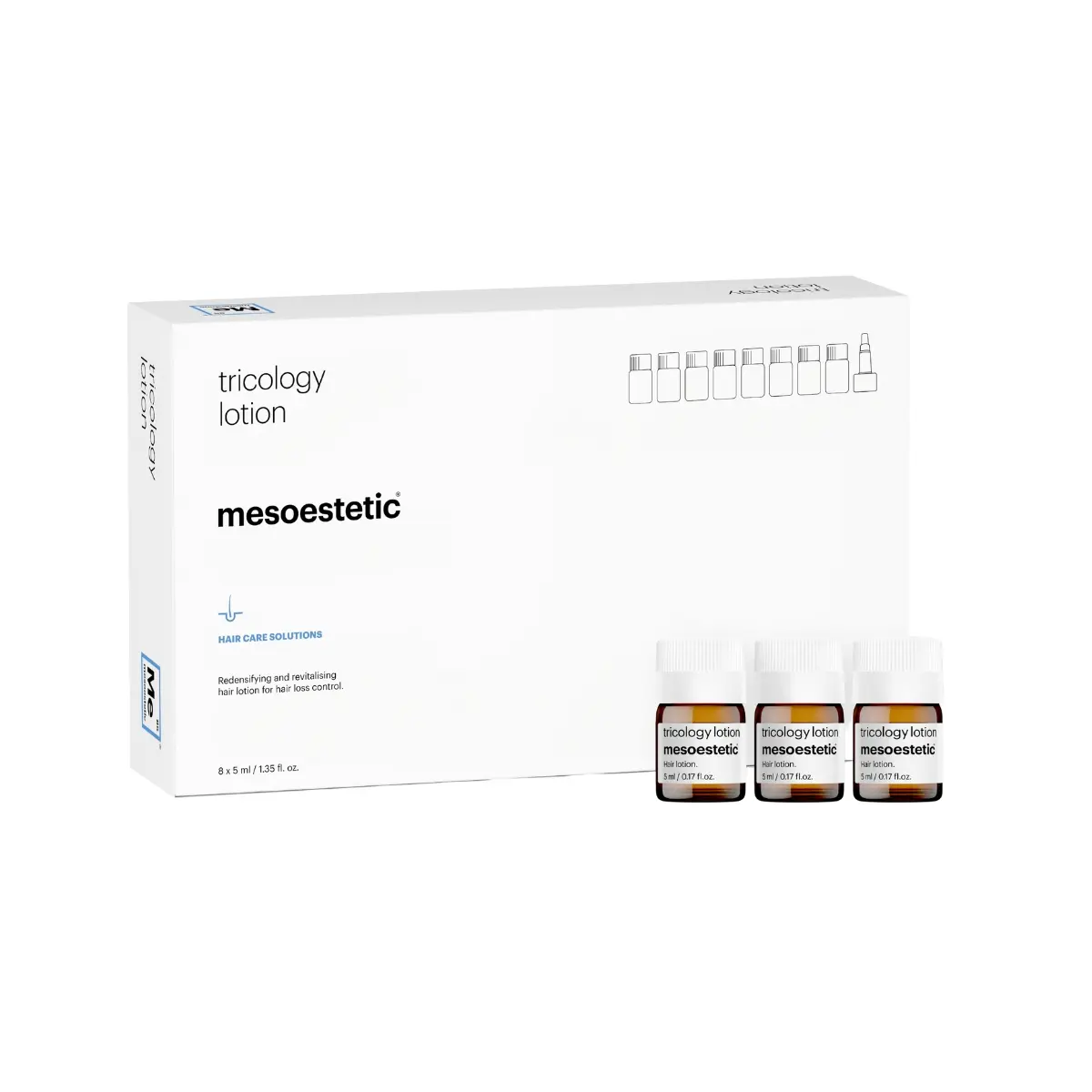Mesoestetic tricology lotion 8 x 5 ml