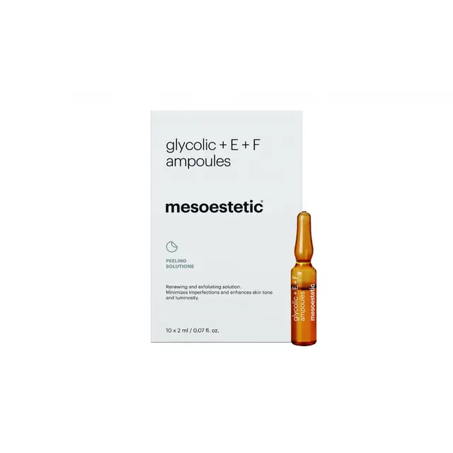 Mesoestetic Glycolic + E + F Ampoules 10 x 2ml