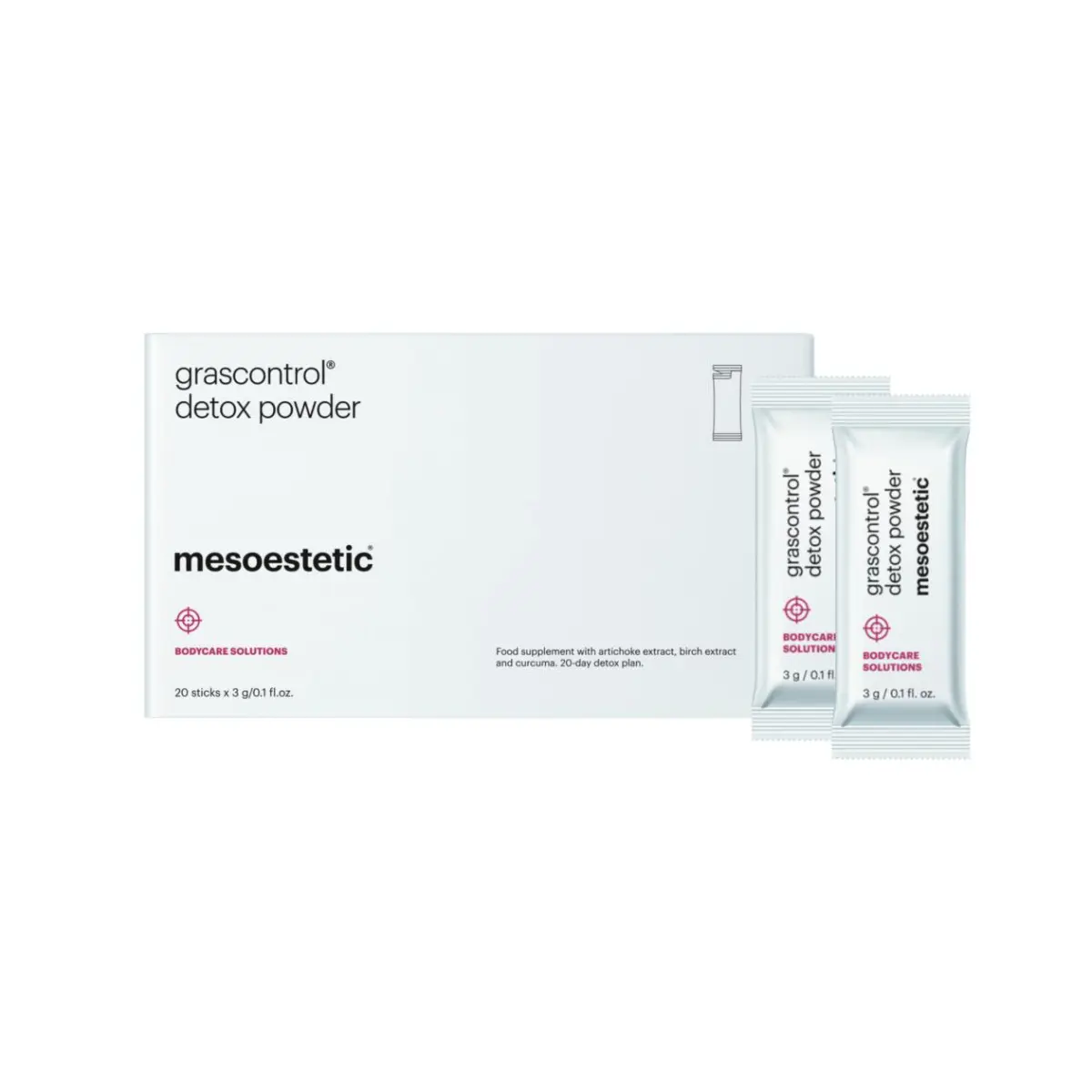 Mesoestetic grascontrol detox powder 20 x 3 g