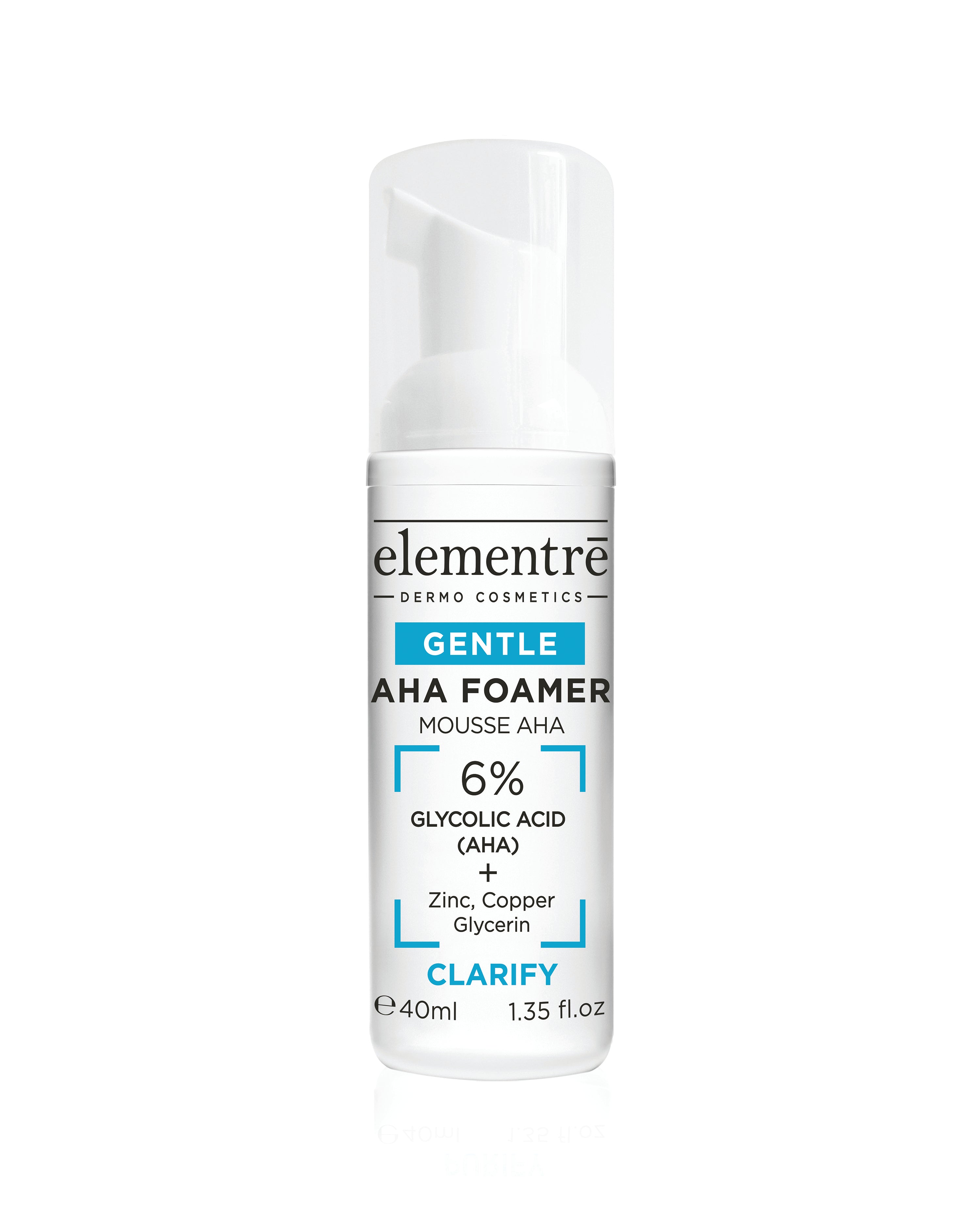 elementrē Gentle AHA Foamer 6% 40 ml