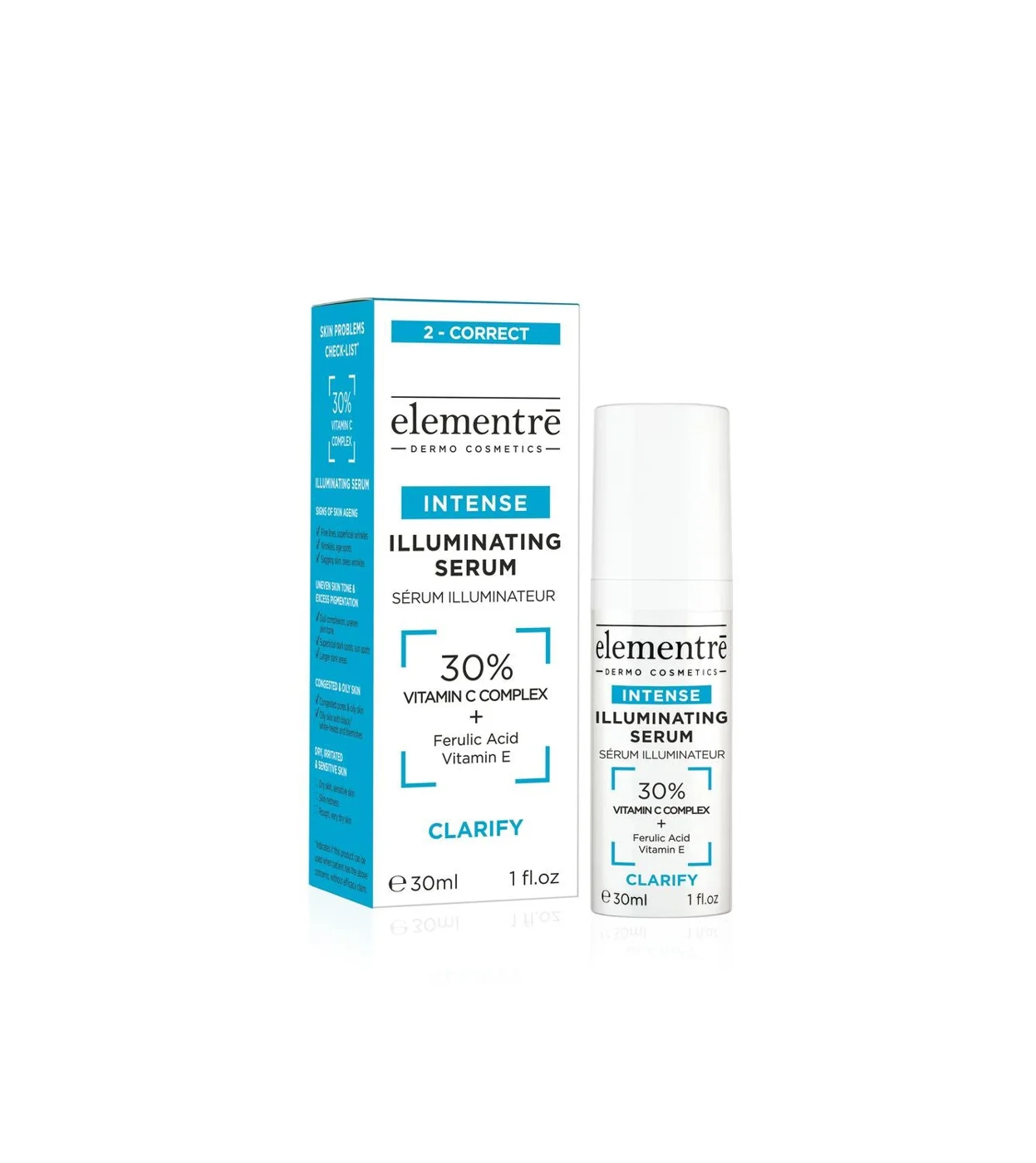 elementrē Illuminate-3X Serum 30% Vitamine C 30 ml