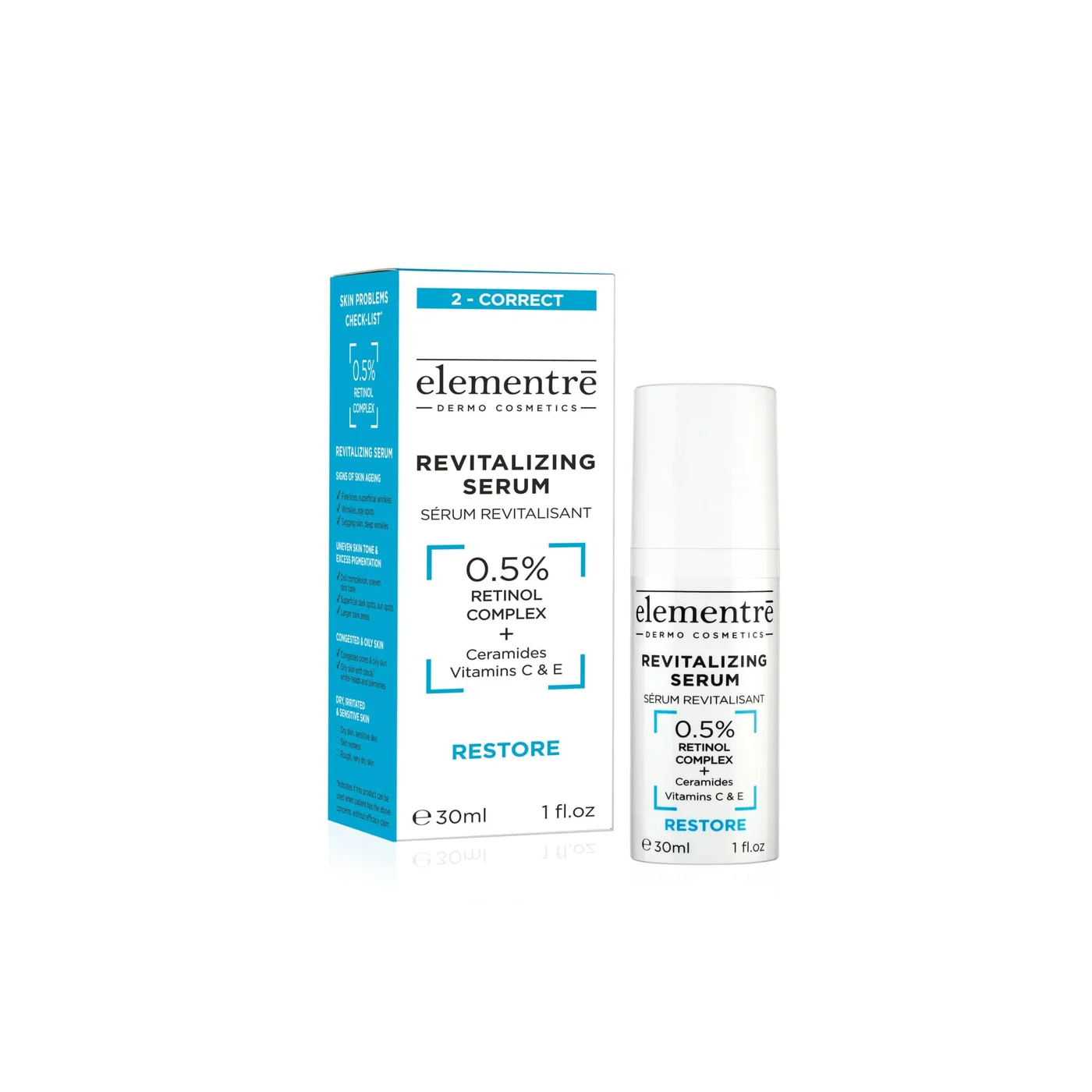 elementrē Revitalizing Serum Retinol Complex 30 ml