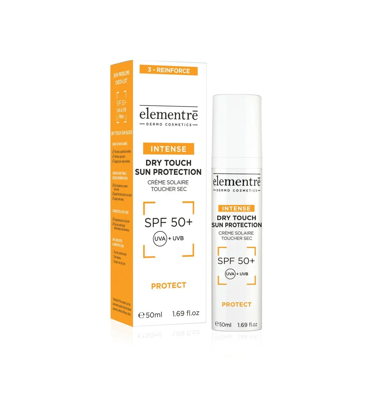 elementrē SPF 50+ Dry Touch Sun Protection 50 ml